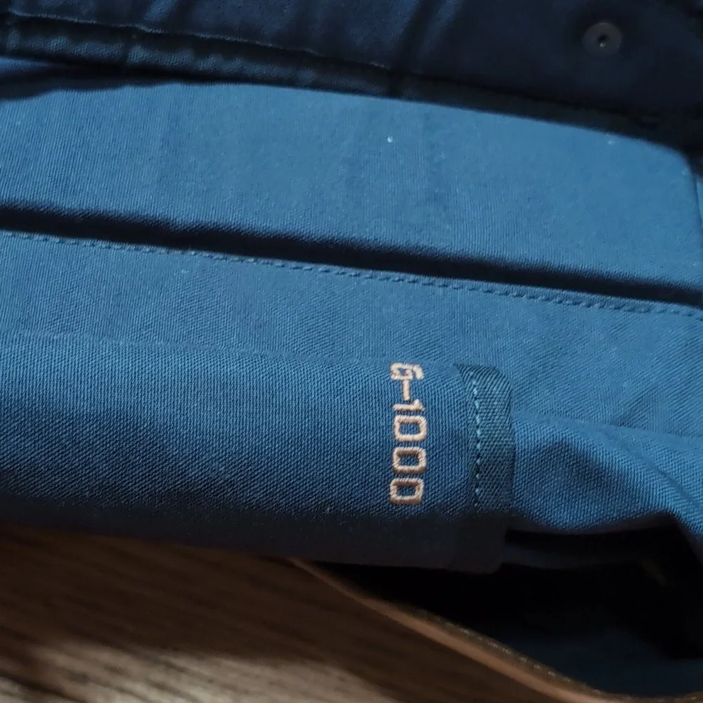 Fjällräven Rucksack No. 21 G G-1000 Navy Blue Leather Straps Backpack Unisex